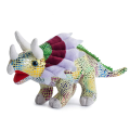 Conjunto de 4 brinquedos de dinossauros macios para crianças
