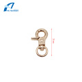 Round Shape Dog Snap Hook Metal Handbag Hardware