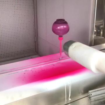 ligne de peinture de bouteille en verre électrostatique