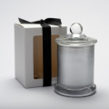 scented glass jar candle with luxury gift box