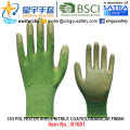 13G Polyester Shell Nitrile Coated Gloves (N1601) Granular Finish with CE, En388, En420, Work Gloves