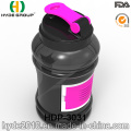 2.2L BPA botella de la coctelera de proteína libre de plástico, 2.2/ 2.5 L botella de agua deportiva Tritan (HDP-3031) venta por mayor