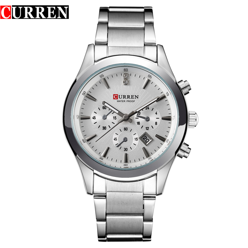 Stainless Steel Luxury Brand Business Watches Men