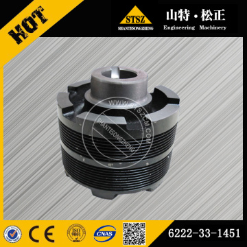 PC300-7 Polia de acionamento de ventilador da escavadeira 6743-61-3310