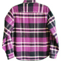 Men Casual Y/D Cotton Flannel Shirt