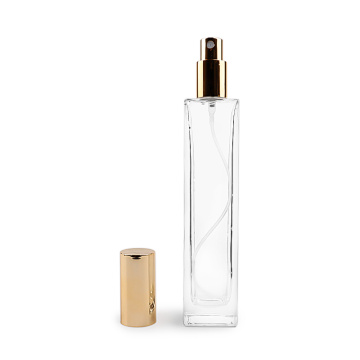 Garrafa de perfume reabastecível de névoa quadrada barata 100ml