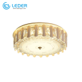 Iluminação de teto LEDER lustre de cristal