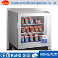 Small Glass Door Freezer Front Open Mini Display Freezer for Supermarket and Convenient Store