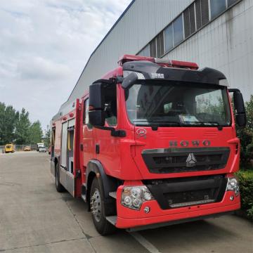 Truk Camión de bomberos del tanque de agua de un solo puente de un solo puente