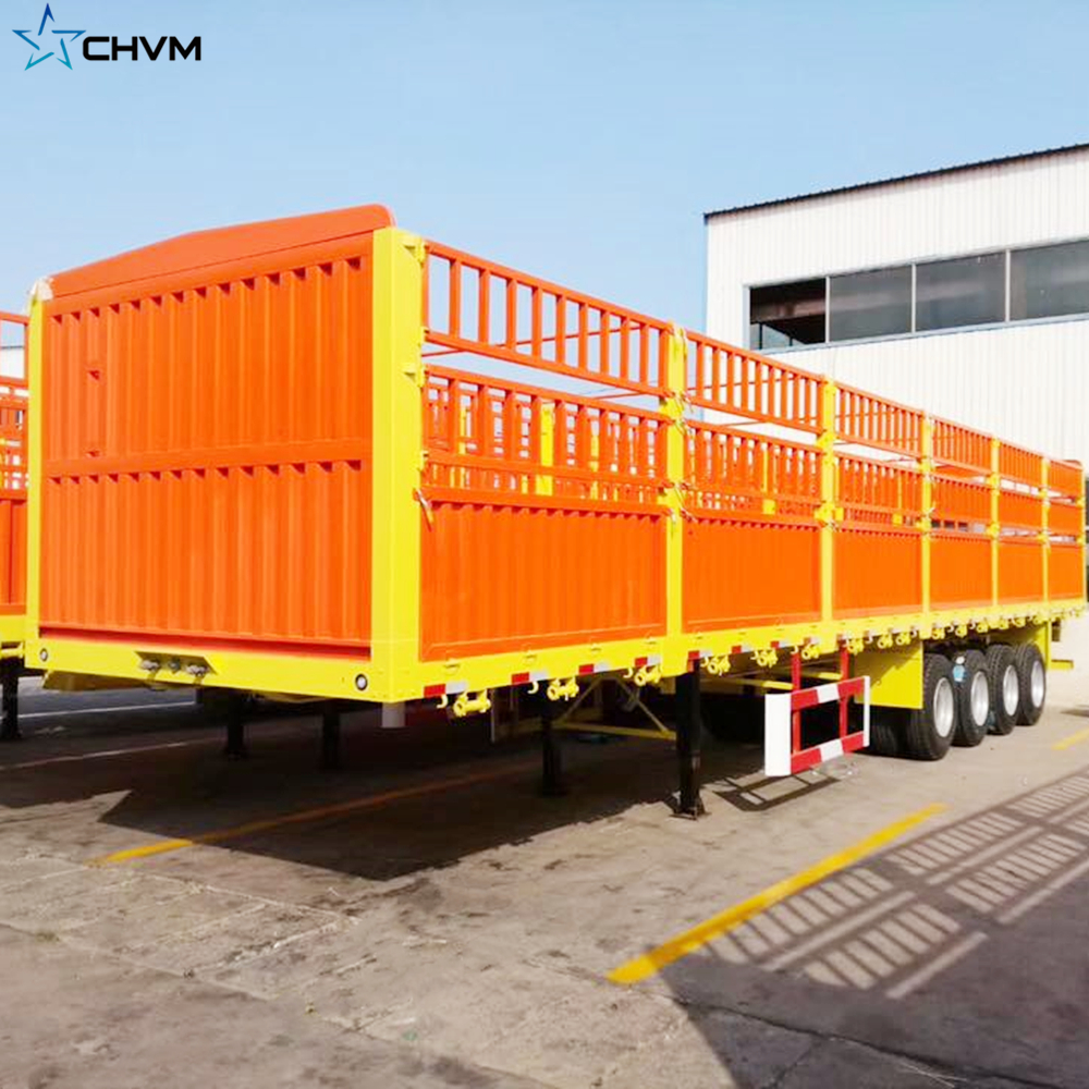 3 Axle Fencing Cargo Trailer