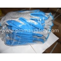 Corte 5 luvas resistentes ao corte de malha com Blue Rinked Latex Palm Coated