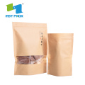 Packaging Paper Bag with window Aluminum Foil Lined