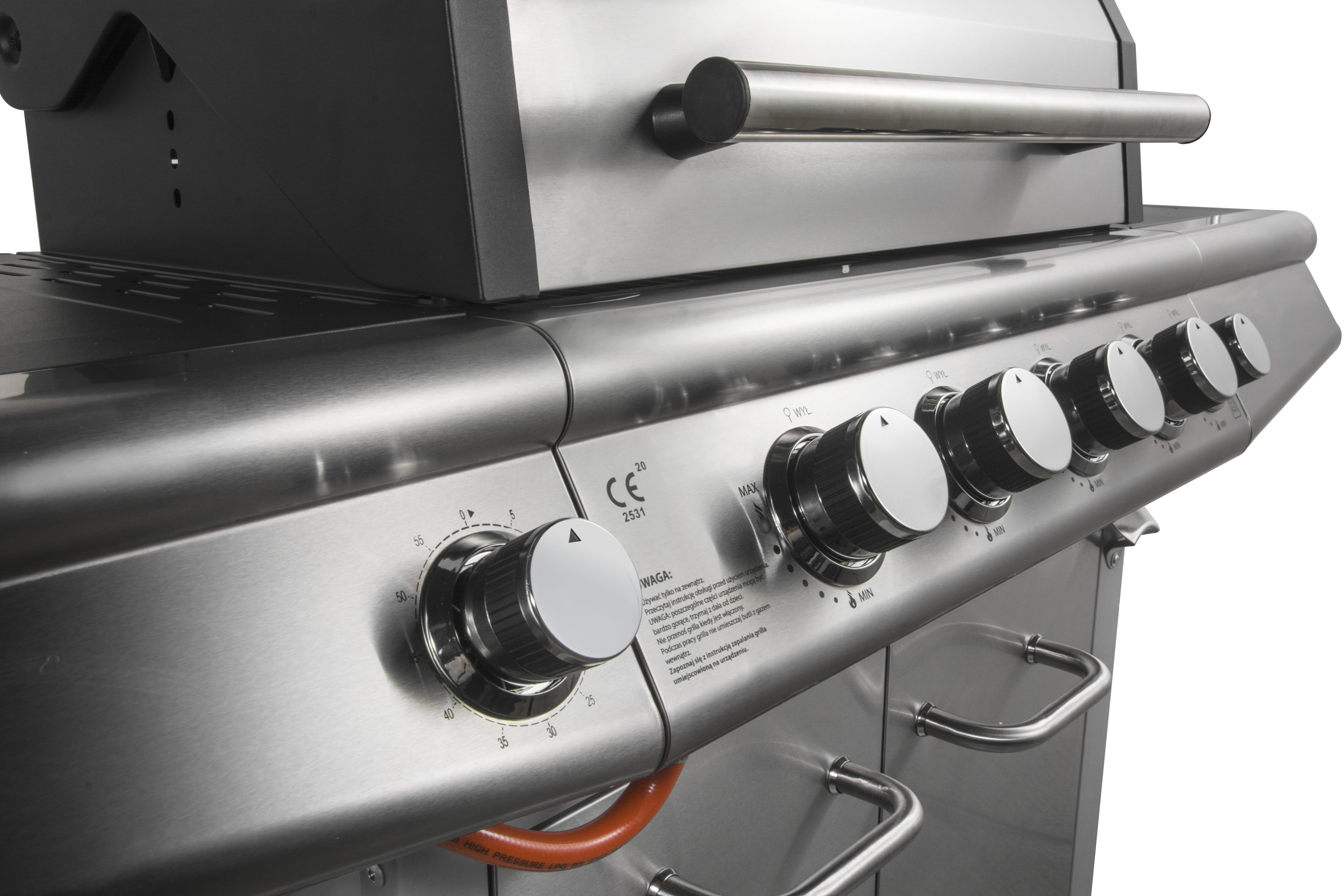 Stainless Steel 4 Burner Propane Gas Grill