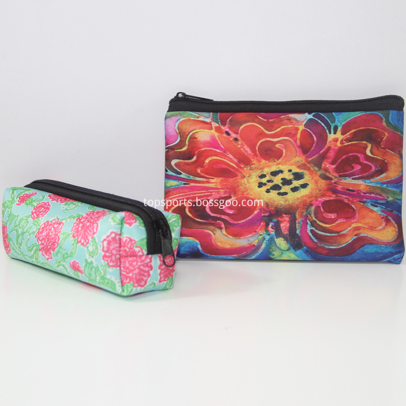 Neoprene makeup bag