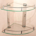 Tempered Glass Shelf Used in Bathroom