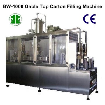 Small Juice Filling Machine for gable top carton