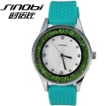 Vente en gros de silicone de vente chaude SHINOBI Japan Movt Quartz Watch For Women