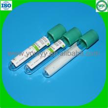 Green Cap Blood Test Tube