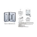 Glass to Glass Shower Door Hinges Heavy Duty