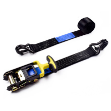 50mm Cargo Lashing Belt Ratchet Straps With Hooks