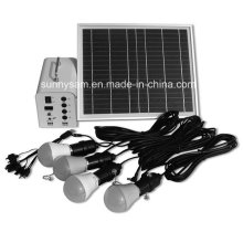 Sistema de energía solar portátil 10W de ahorro de energía integrado para el uso casero