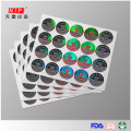 Hot Selling Tamper Evident Holographic Label Printing