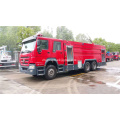 Howo water foam fire fighting truck