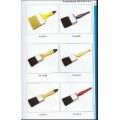 High Quality Angle Sash Paint Brush with Wooden Long Handle