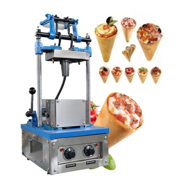 Máquina de fabricante de cono de pizza comercial mejores condimentos de pizza