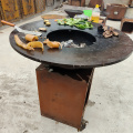 Backyard Home Corten Steel BBQ Grill