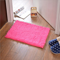 Colorful Pink Rug Bathroom Carpet Shag Shower Mats