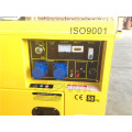 Silencioso Canopy Silencioso Portable 5kVA 6kVA Diesel Generator con bajo precio