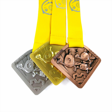 Conjunto de medalhas de concorrência de robôs personalizados