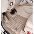 Car Carpet 3D with Leatherette 5-Layer in Strips Embroidery