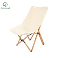 Muebles de exterior silla de playa de madera de playa para acampar