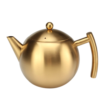 Bouilloire à thé en acier inoxydable avec passoire