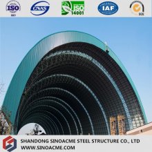 Hangar de acero estructural de la calidad de la forma del arco con el panel de la PU