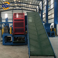 Double shafts recycle truck car tire shredder machine