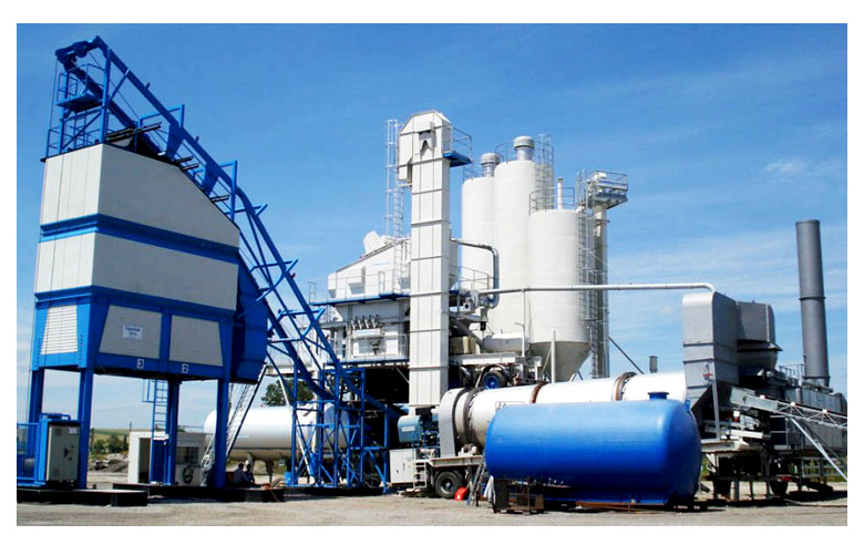 Mobile asphalt mixing plant 