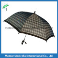 Mens Cool Sport Black Grid Golf Umbrella for Sale