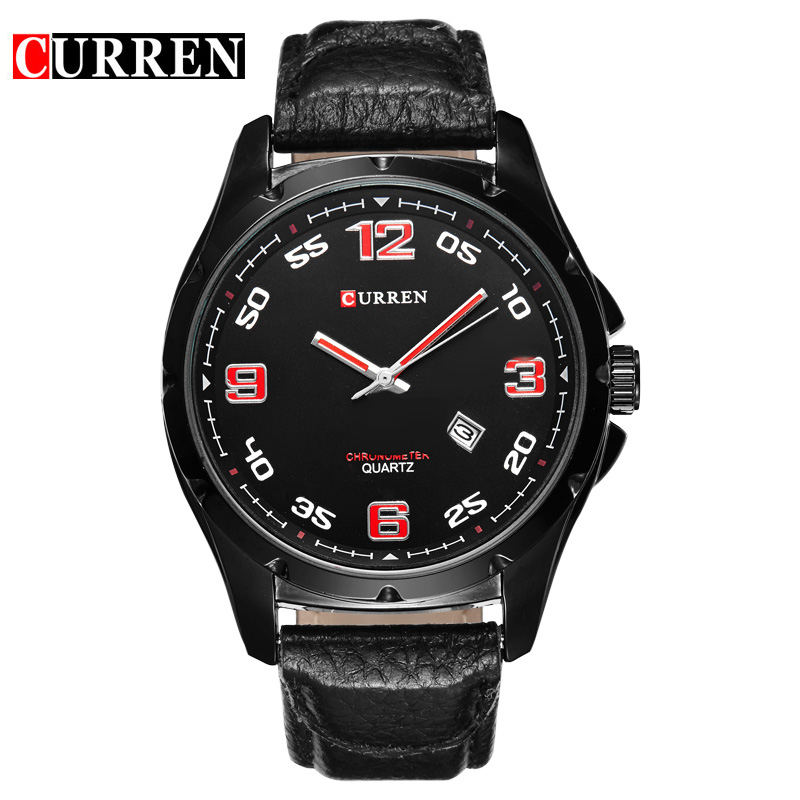 High-End Business Fashion Leather Bracelet Watches