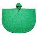 Yj-6006 Popular Green PVC Cycling Rain Poncho Plastic for Hiking