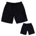 Yj-3025 Mens Velcro Plaid Running curto Running Shorts Workout Outfits