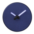 Blue Wall Clock With Light