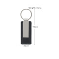 Custom Men Blank Car Leather Keychain Key Holder