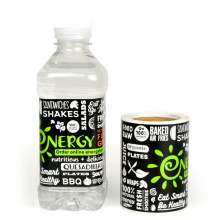 Etiquetas adhesivas para botellas de bebidas adhesivas impresas personalizadas