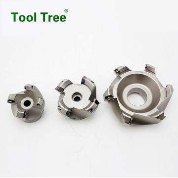 cnc lathe machining center indexable carbide face mills