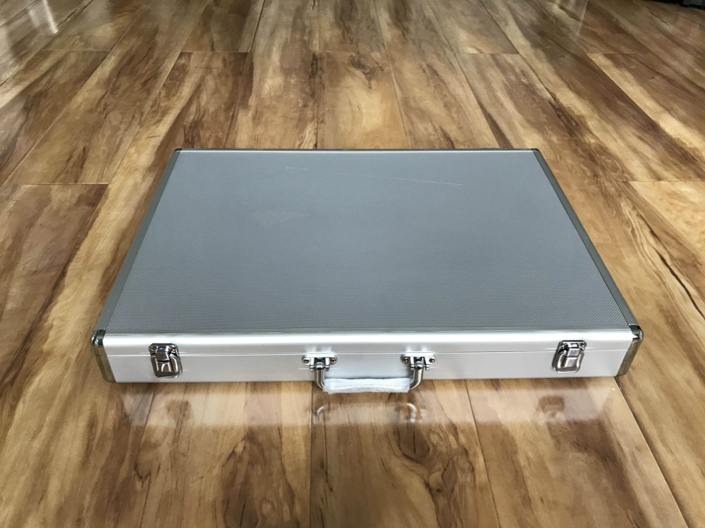 Silver Aluminum Case