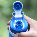 Sport silicone retractable water bottles