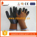 Brown Nylon with Black Nitrile Glove Dnn710